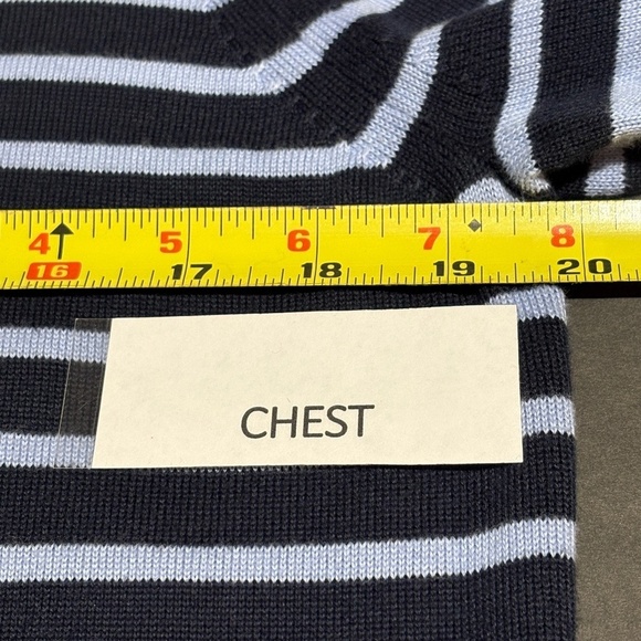 Brooks Brothers Women Supima Cotton Tunic Sweater Sz XL Breathable Coastal Blue - Picture 8 of 10